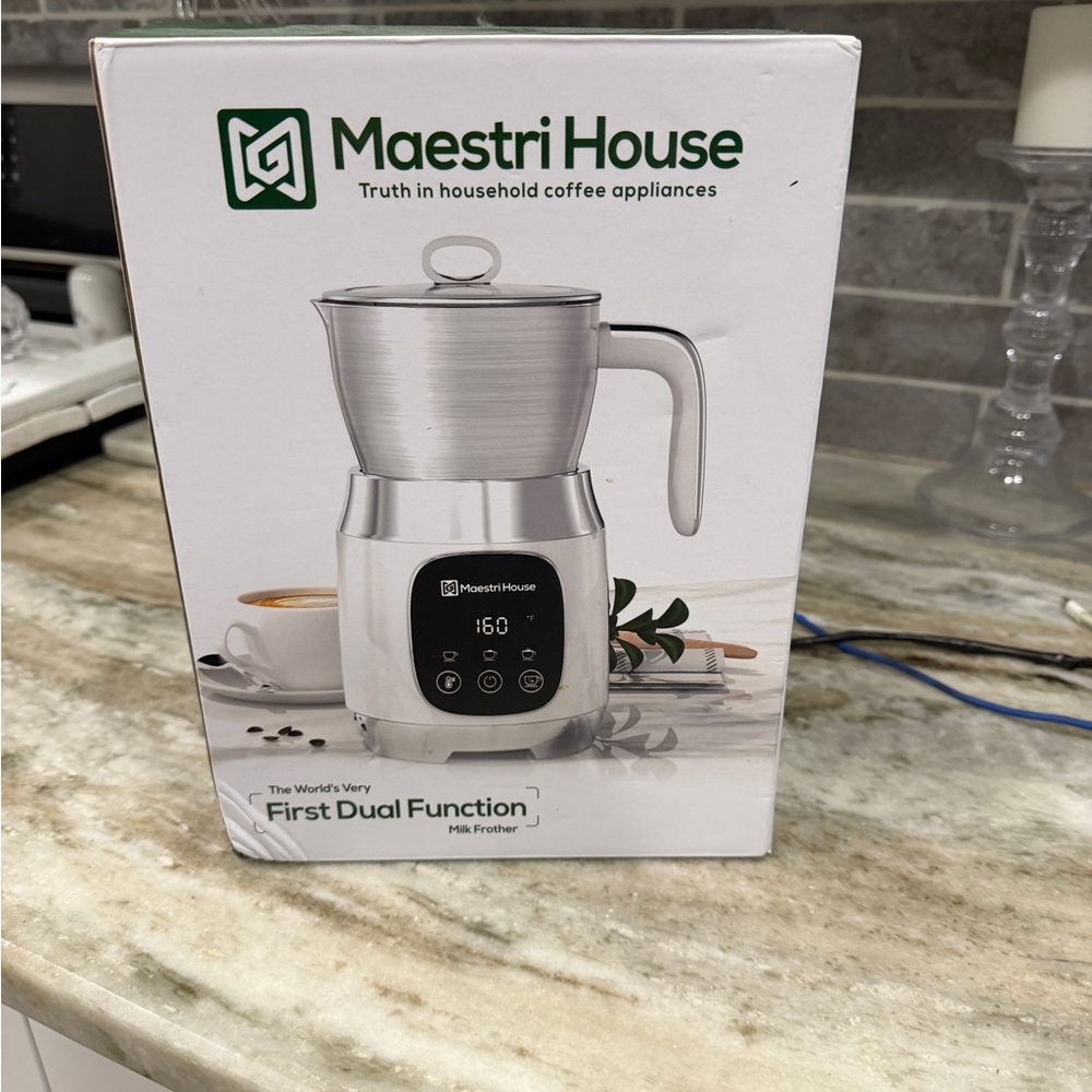 Maestri House Milk Frother in Silver